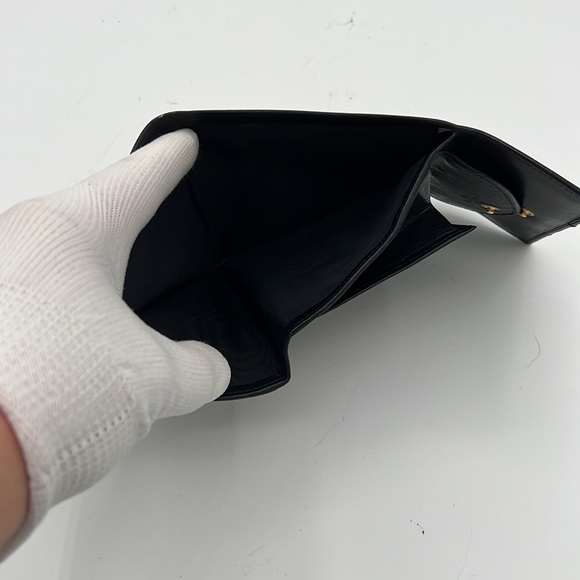 Celine Dark Navy Leather Wallet - Picture 13 of 15